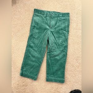 Vineyard Vines Green Corduroy Pants size 3T